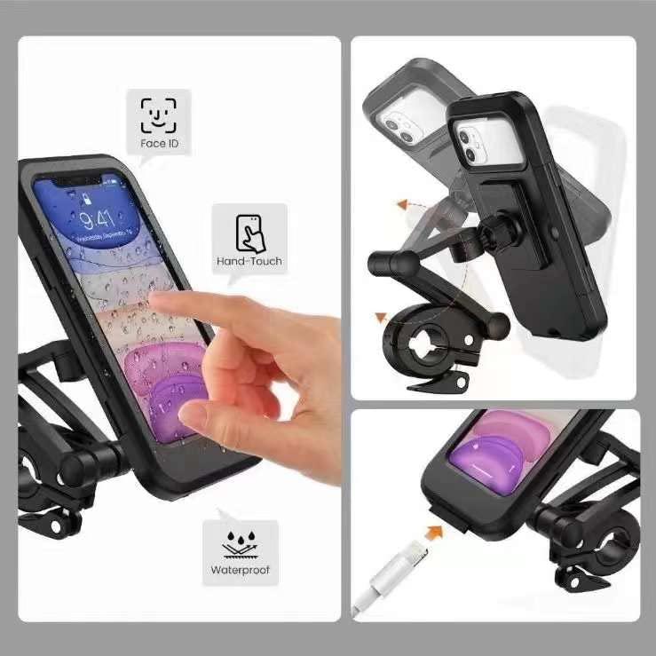 Universal 360 Rotation Bike Waterproof Mobile Holder