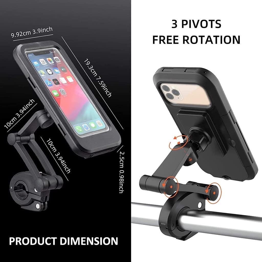 Universal 360 Rotation Bike Waterproof Mobile Holder
