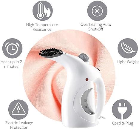 Portable Handheld Garment/Facial Vapor Steamer Iron