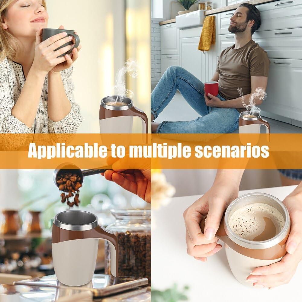 Self Stirring Stainless Steel Mug