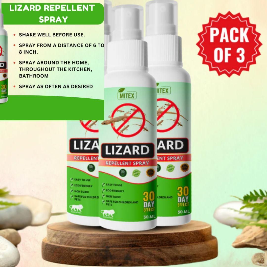 Lizard Repellent Spray 50ml (Pack of 3)