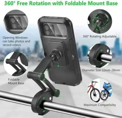 Universal 360 Rotation Bike Waterproof Mobile Holder