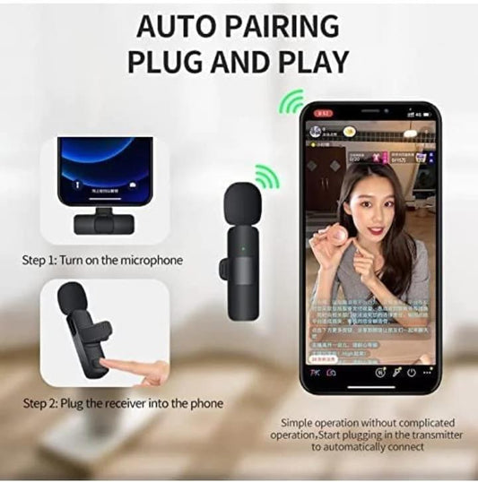 Wireless Microphone with Noise Cancellation
